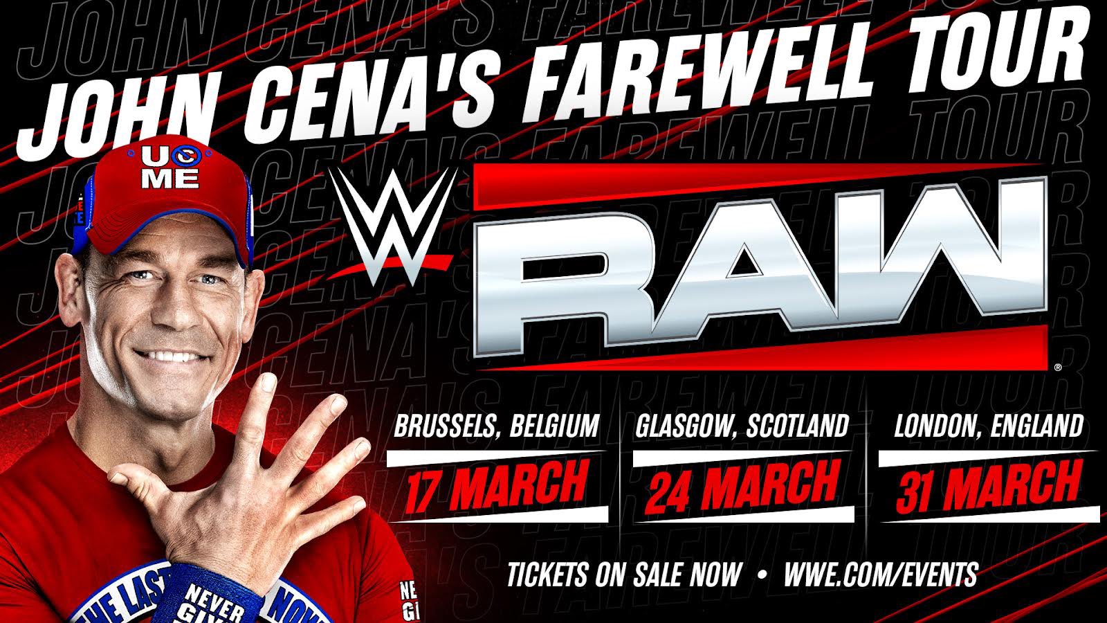 John Cena confirmé pour WWE RAW à Bruxelles Catch Newz