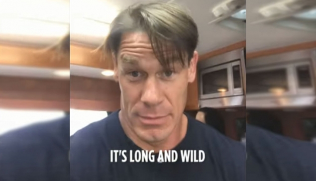 John Cena change de coupe de cheveux