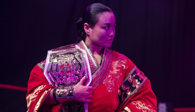 Meiko Satomura fête ses 1 an en tant que championne de NXT UK