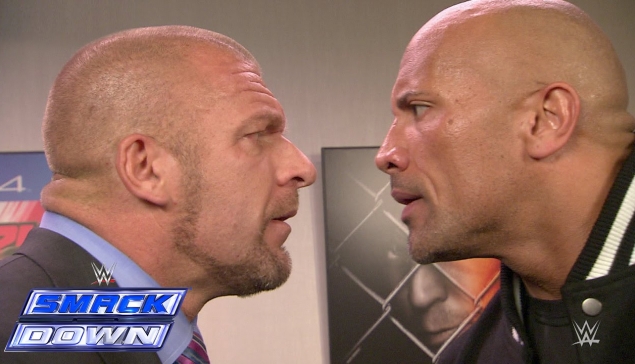 Triple H et The Rock ont voulu s'affronter à WrestleMania