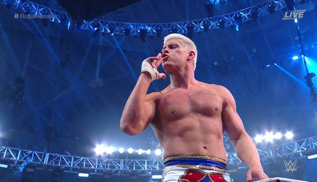 Royal Rumble : Cody Rhodes fait son retour et gagne le Rumble Match masculin !