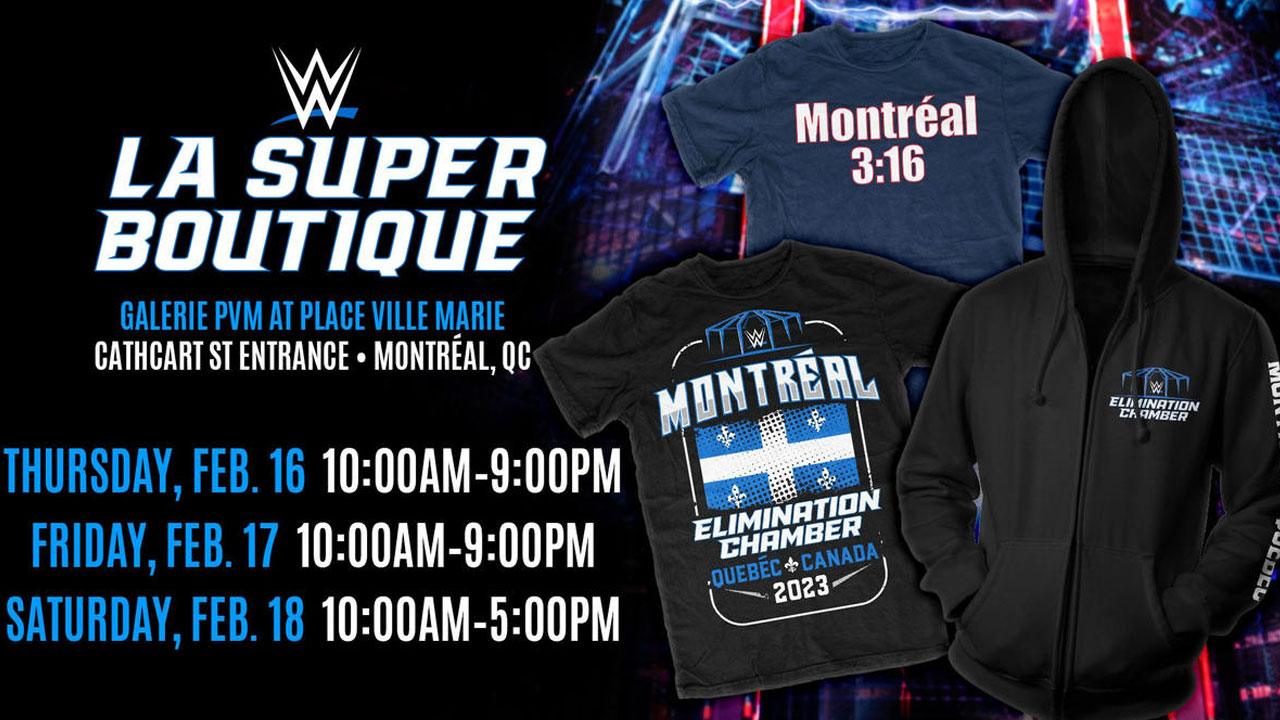 WWE Boutique Montreal
