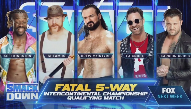 Un remplaçant pour Kofi Kingston dans le Fatal 5 Way de ce SmackDown 