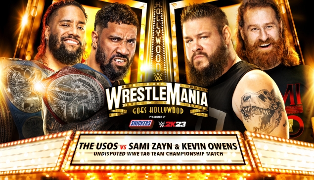THE USOS VS SAMI ZAYN & KEVIN OWENS - WrestleMania 39