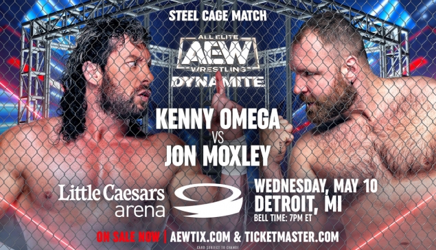 Un Steel Cage Match entre Kenny Omega et Jon Moxley à AEW Dynamite