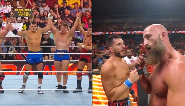 WWE RAW : DIY et les Creed Brothers remportent leur premier match