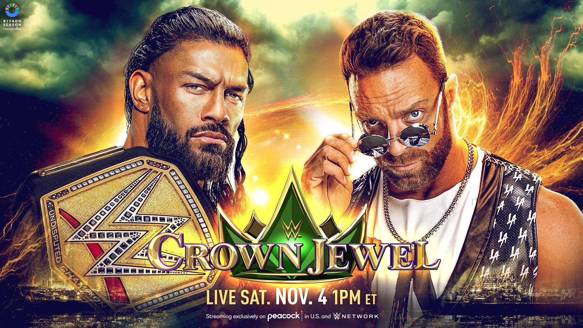 Faites vos pronostics sur WWE Crown Jewel 2023 CatchNewz