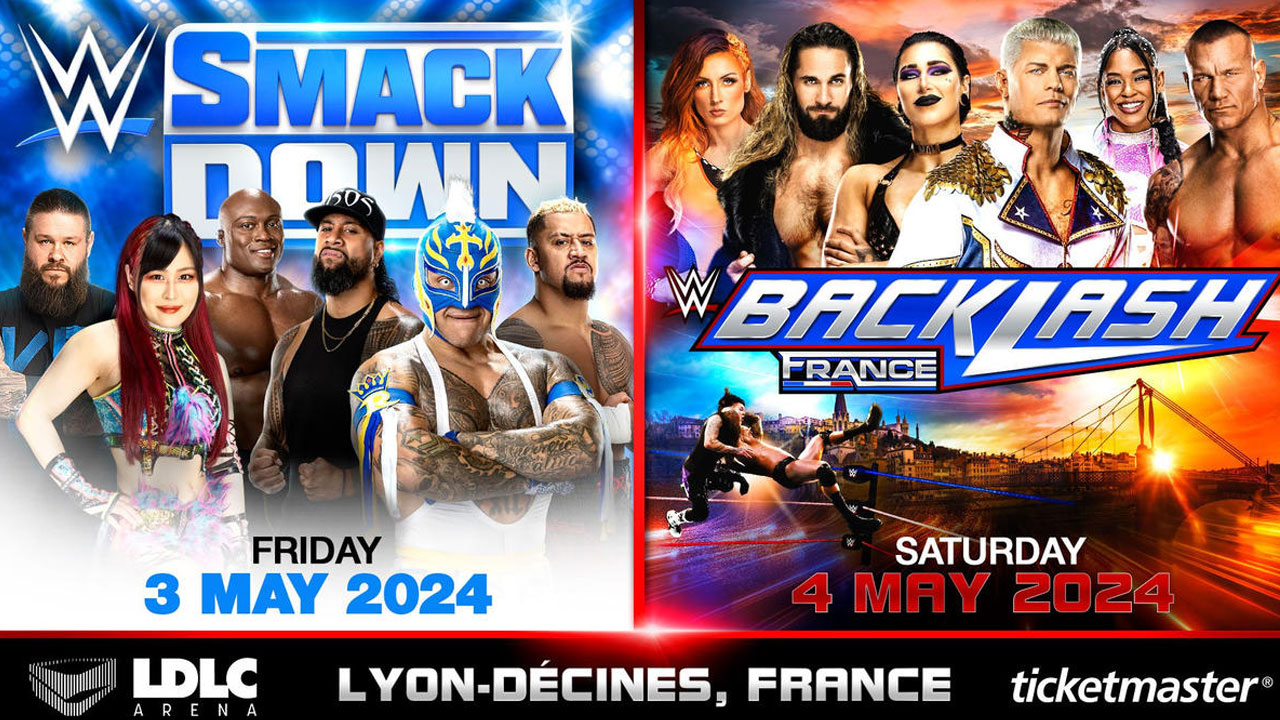 On a nos places pour WWE Backlash France 2024 ! CatchNewz