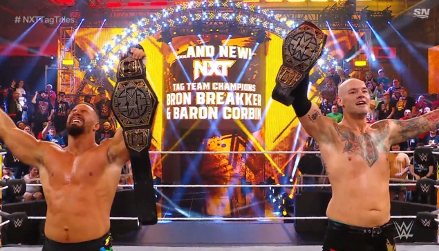 WWE NXT : Bron Breakker et Baron Corbin champions par équipe
