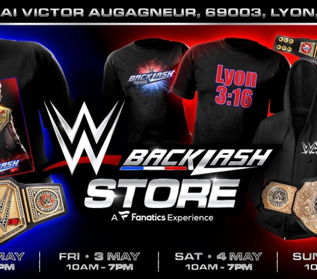 La WWE va ouvrir une boutique à Lyon pour Backlash France