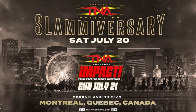 La vente de billets est lancée pour TNA Slammiversary 2024 à Montréal