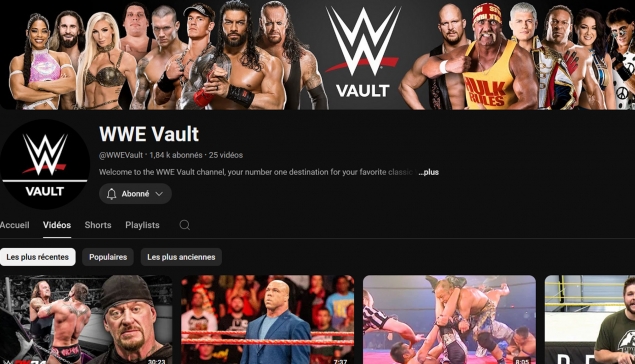 La WWE lance une nouvelle chaine YouTube