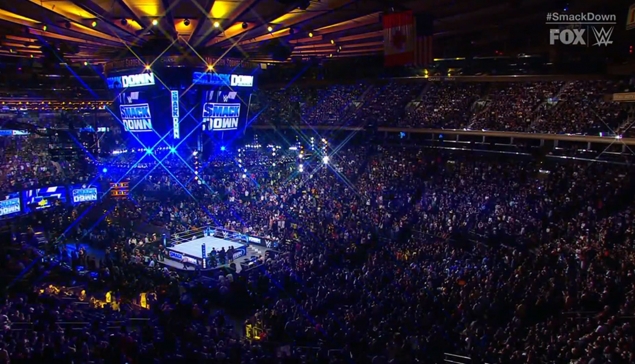 WWE SmackDown : Près de 20 000 fans étaient présents au Madison Square Garden