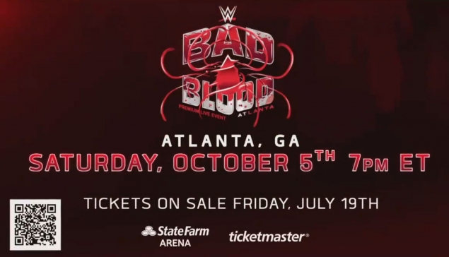 La WWE annonce le retour du PLE ''Bad Blood''