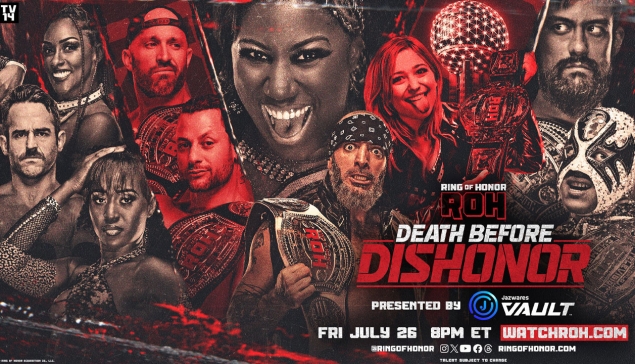 Carte de ROH ''Death Before Dishonor'' 2024