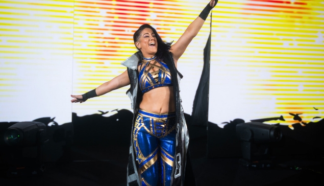 Bayley remercie la Belgique après le show de la WWE