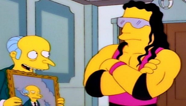 Ce qui était prévu pour Bret Hart dans les Simpson