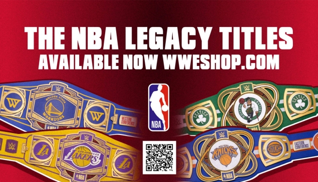 Les ceintures NBA débarquent aussi sur le WWE Shop