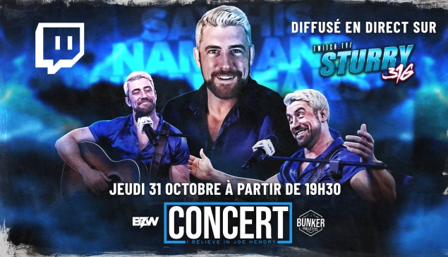 [Update] Le concert de Joe Hendry en France sera diffusé en direct