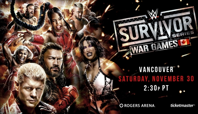 Carte de WWE Survivor Series WarGames 2024