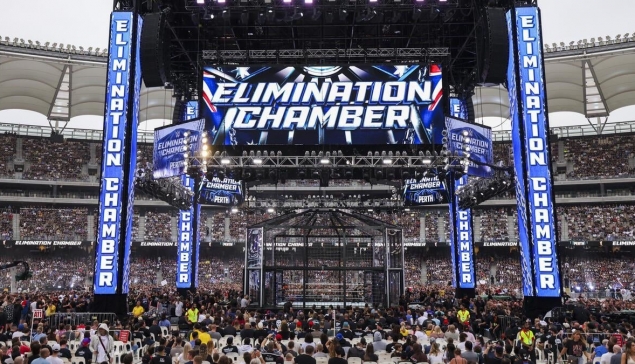 Le poster de WWE Elimination Chamber 2025