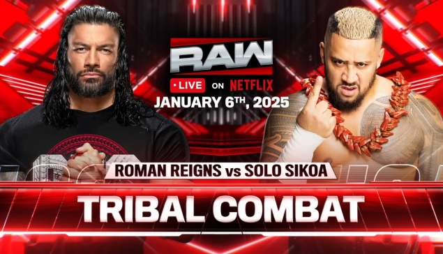 Roman Reigns vs Solo Sikoa : Où et comment voir le match sur Netflix ?