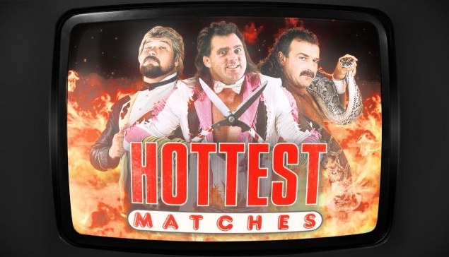 Regardez WWE Hottest Matches gratuitement - Dusty Rhodes et Sapphire vs Randy Savage et Sherri