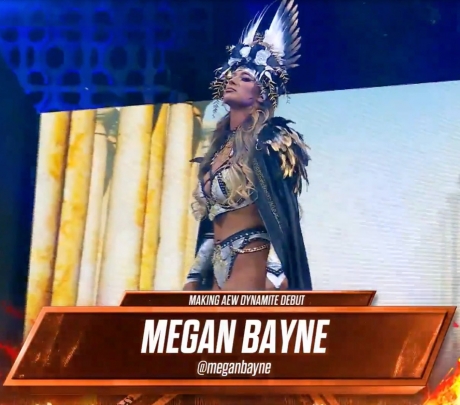 Megan Bayne est sous contrat avec l'AEW