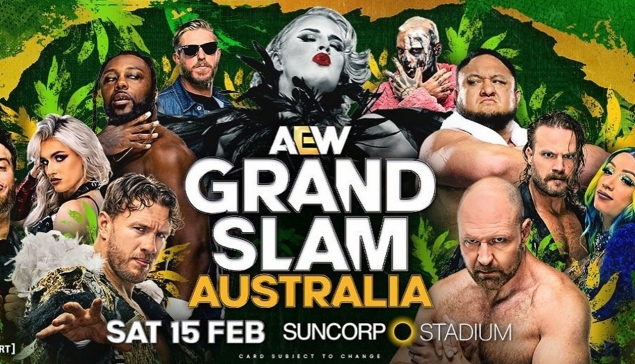 Changement d'horaire pour AEW Grand Slam Australie