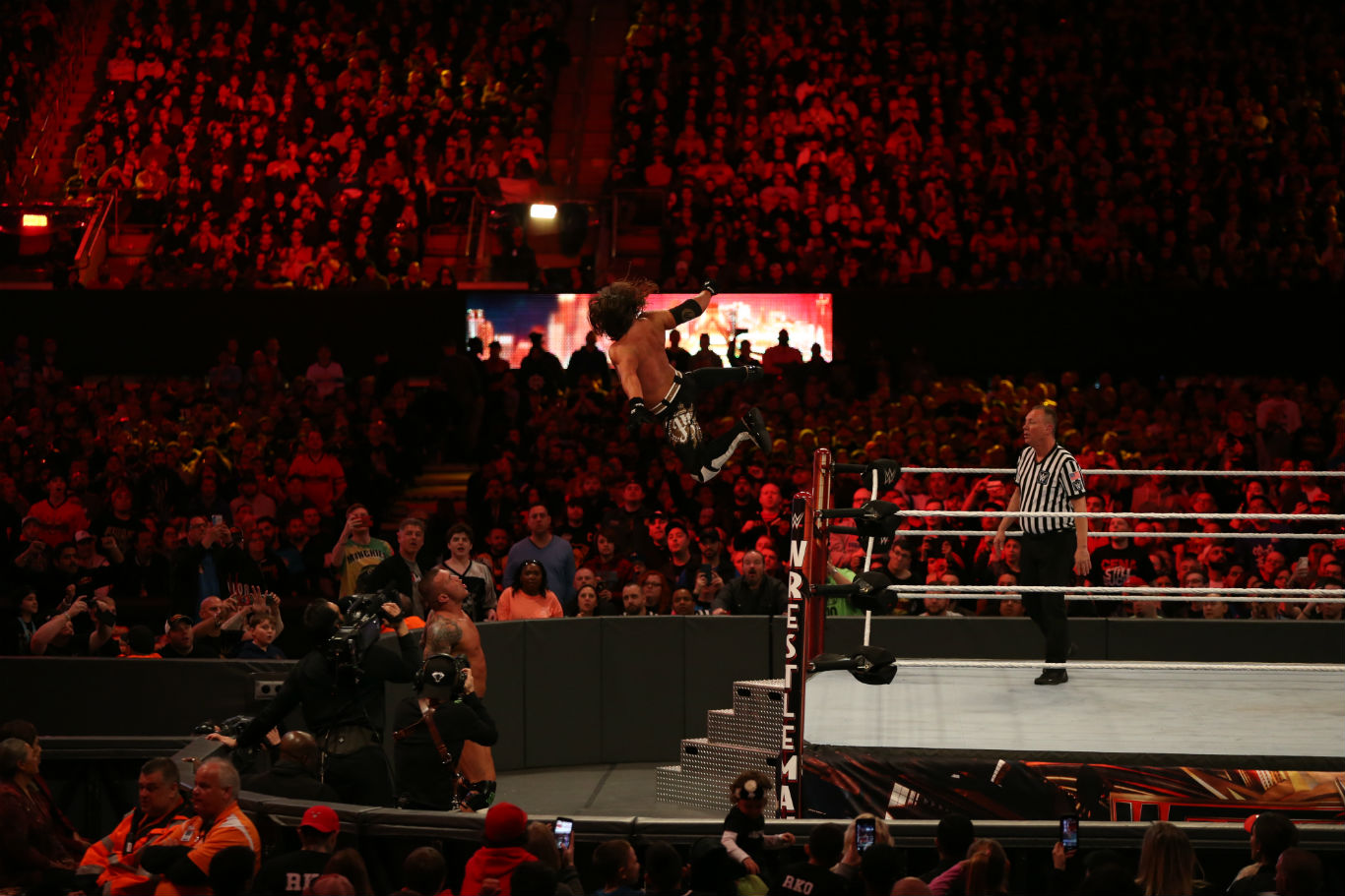 AJ Styles Blessé WrestleMania