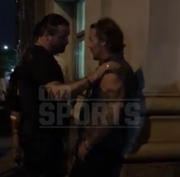 Chris Jericho altercation TMZ Sports