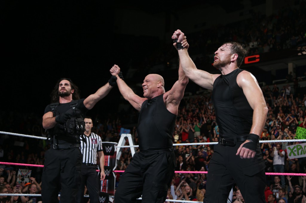 Kurt Angle Seth Rollins Dean Ambrose
